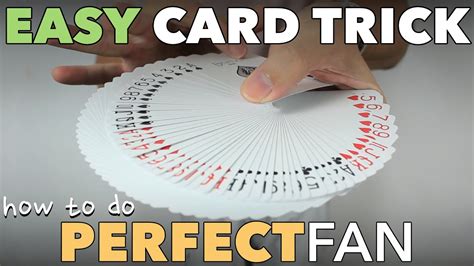 how to fan cards|Card Tricks: The Thumb Fan Tutorial [HD] .